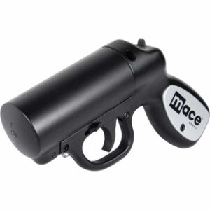 Mace®Pepper Gun with STROBE LED Black -left