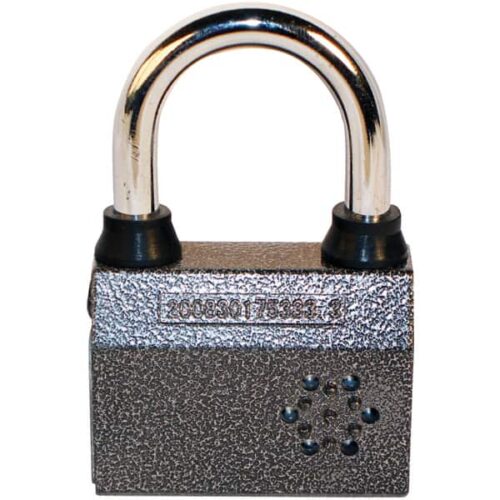 Small Alarmed Padlock without showing a key