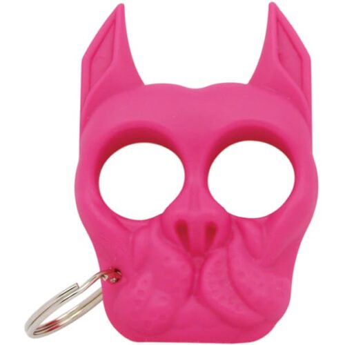 Brutus Self Defense Key Chain pink color full face