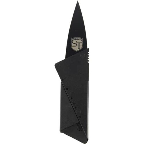 Credit Card Foldable Knife -upright view