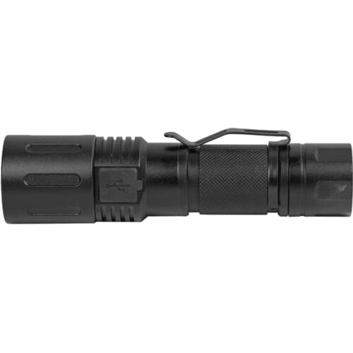 Safety Technology 3000 Lumen LED Self Defense Zoomable Flashlight -horizontal view