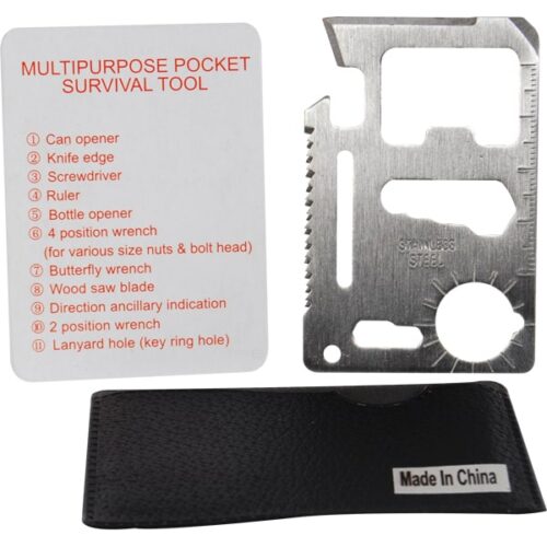 Multi-Function Survival Business Card -kit