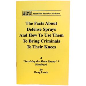 Tactical Defense Spray Book _picture of the book