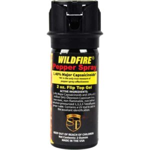 Wildfire Pepper Gel -active ingredients display on the can