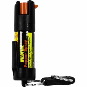 Wildfire™ Pepper Spray With Belt Clip and Quick Release Key Chain has yellow color