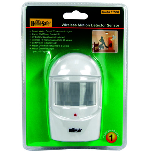 HomeSafe Wireless Home Security Motion Sensor -the device in the package