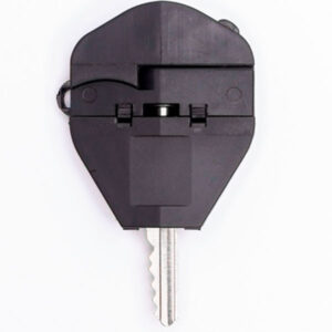 Peace KEYper Self-Defense Tool from the front view key shows downward