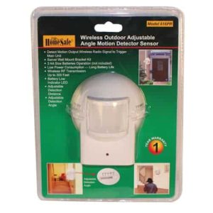 Outdoor HOMESAFE Wireless Home Security Motion Sensor is fully in the package