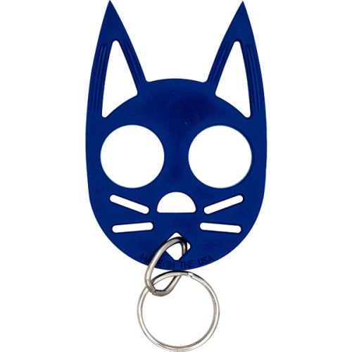 Cat Strike Self-Defense Keychain has dark blue color