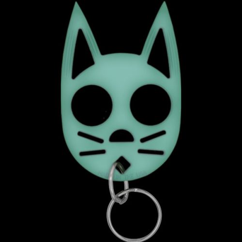 Cat Strike Self-Defense Keychain has glow color