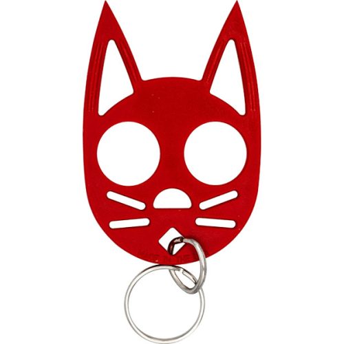 Cat Strike Self-Defense Keychain has red color